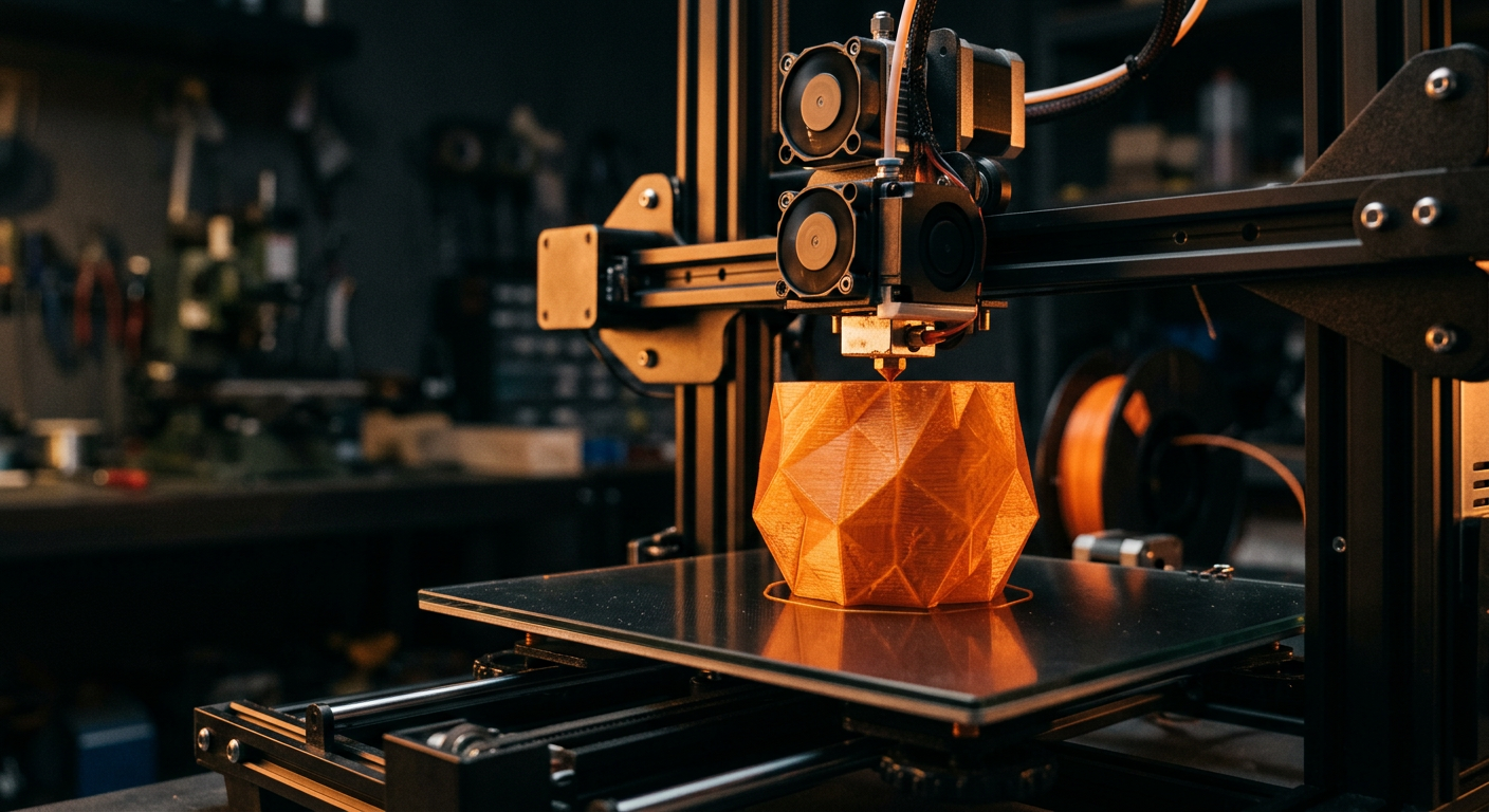 FDM 3D printing, bringing a digital design to life layer by layer